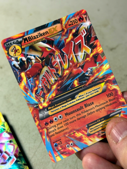 M Blaziken EX Black Star Promo XY86 Ultra Holo Rare LP Pokemon TCG Card - Image 3