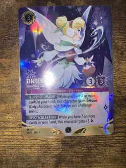 Tinker Bell - Snowflake Collector (Store Championship) 34 Disney Lorcana... - Image 1