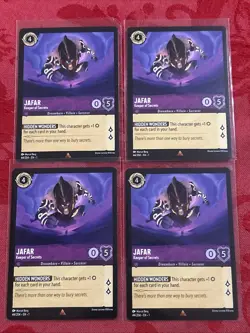 4x Disney Lorcana The First Chapter - Jafar Keeper of Secrets - 44/204 x4 - Image 1