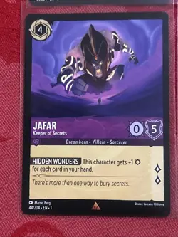 4x Disney Lorcana The First Chapter - Jafar Keeper of Secrets - 44/204 x4 - Image 4
