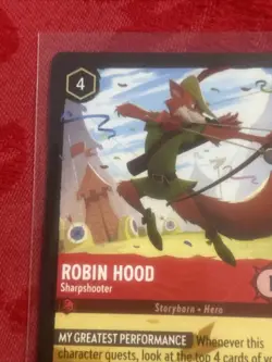 Disney Lorcana Shimmering Skies - Robin Hood - Sharpshooter - Legendary 118/204 - Image 3