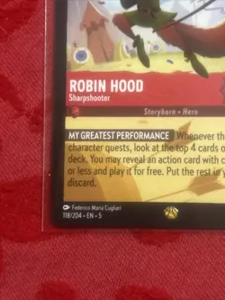 Disney Lorcana Shimmering Skies - Robin Hood - Sharpshooter - Legendary 118/204 - Image 4