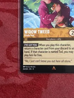 Disney Lorcana Winterspell - Widow Tweed - Kindly Soul - 26/204 - M/NM - Image 4