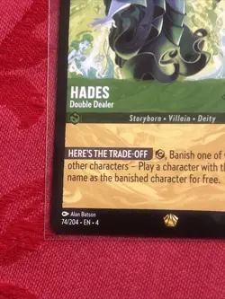 Disney Lorcana - Ursula’s Return - Hades Double Dealer - 74/204 Legendary - Image 4