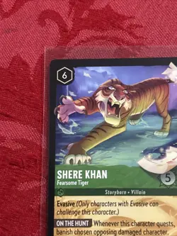 Lorcana Whispers - Shere Khan - Fearsome Tiger - 88/204 - Image 3