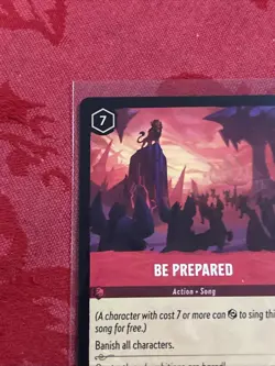 Disney Lorcana First Chapter - BE PREPARED - 128/204 - Image 3