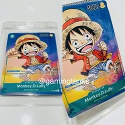 ONE PIECE CARD GAME Anime Expo AX 2023 Exclusive MONKEY D LUFFY Promo P-037 TCG - Image 1