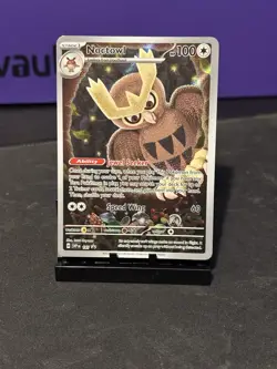 Pokemon Noctowl TCG Scarlet Violet Black Star Promo Card SVP141 - Image 1