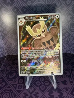 Pokemon Noctowl TCG Scarlet Violet Black Star Promo Card SVP141 - Image 1