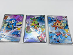 Pokemon First Partner Pack Card Set Piplup 042 Chimchar 041 Turtwig 040 NM 3 - Image 1