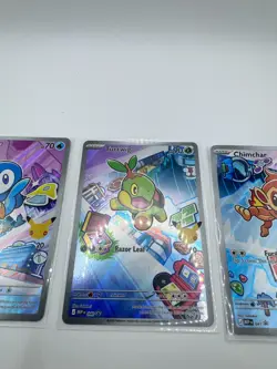 Pokemon First Partner Pack Card Set Piplup 042 Chimchar 041 Turtwig 040 NM 3 - Image 4