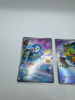 Pokemon First Partner Pack Card Set Piplup 042 Chimchar 041 Turtwig 040 NM 3 - Image 5