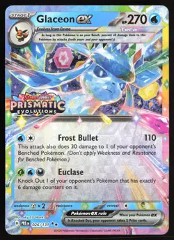 Pokemon TCG - Glaceon ex - (Prismatic Evolutions Stamp) Holo Promo Miscellaneous - Image 1