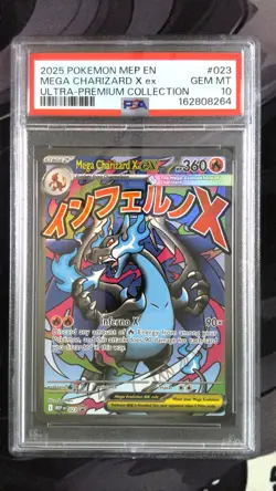 Pokemon Mega Charizard X Ex UPC Black Star Promo #23 PSA 10 Gem Mint - Image 1