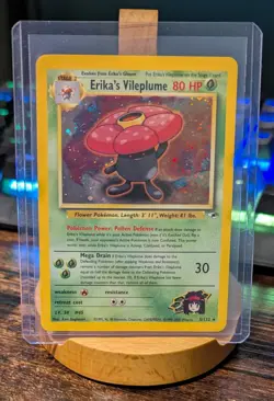 Pokemon Erika's Vileplume Gym Heroes Holo 5/132 - NM - Image 1