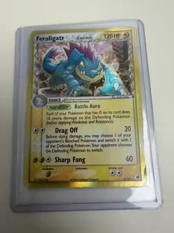 Feraligatr Delta Species 2/101 Dragon Frontiers Holo Pokemon TCG MP - Image 2