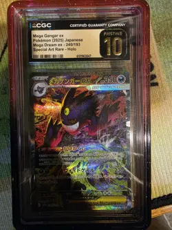 CGC 10 PRISTINE Pokemon Mega Gengar EX 240/193 Special Art Rare SAR Japanese - Image 1