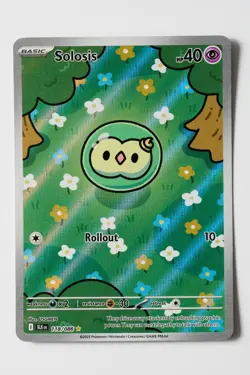 Solosis 118/086 Pokemon TCG: Black Bolt Illustration Rare (A) - Image 1