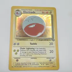 WOTC Pokemon TCG Electrode 2/64 Jungle Holo Rare Unlimited 1999 90HP Eng - Image 2