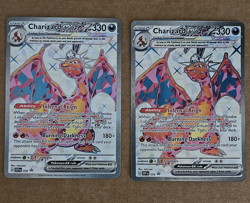 Pokemon TCG Scarlet & Violet Black Star Promos Charizard ex SVP 056 Holo 2-Lot - Image 1