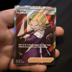Agatha (Full Art) 186/198SWSH06: Sword & Shield Chilling Reign Near Mint Pokemon - Image 1