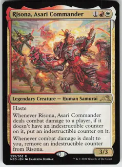 Risona, Asari Commander R Kamigawa: Neon Dynasty 233 LP - Image 1