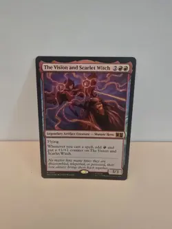 The Vision and Scarlet Witch Commander: Marvel Super Heroes Foil NM MTG - Image 1