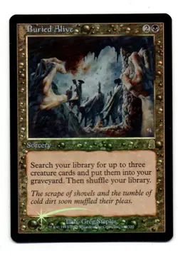 MTG Buried Alive X1 Odyssey edition Foil Uncommon - Image 1