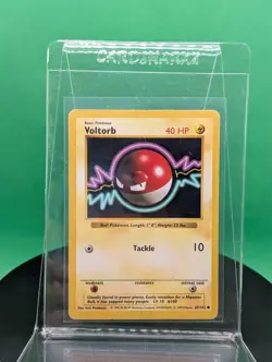 Voltorb 67/102 Shadowless Base Set Common 1999 English Pokemon Card TCG WoTC - Image 3