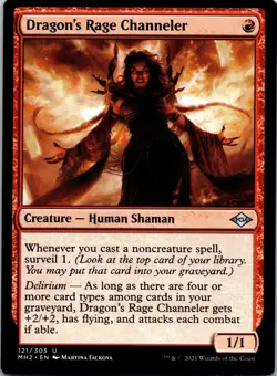 Dragon's Rage Channeler 121 Uncommon Modern Horizons 2 MTG NM - Image 1