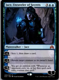 Jace, Unraveler of Secrets 69 Shadows over Innistrad Magic: The Gathering LP - Image 1