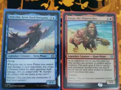 MTG - PEDH Legal/Commander Deck Bracket 2-3, U/R Pirates - Malcom/Dargo Combo - Image 1