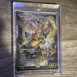 Herald of Eternal Dawn 0433 Foundations Showcase Fracture Foil MTG (Pack fresh) - Image 1