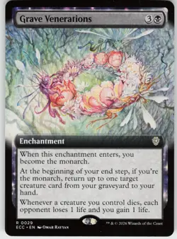 GRAVE VENERATIONS (EXTENDED ART) 29 R NEAR MINT - Image 1