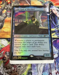 MTG Loki, God of Mischief/Loki, God of Mischief Promo Card - Image 1