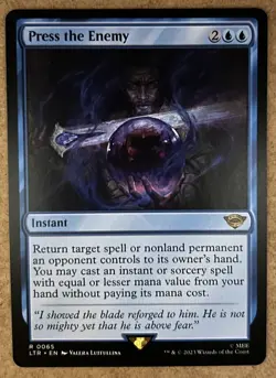Press the Enemy - The Lord of the Rings - NM MTG - Image 1