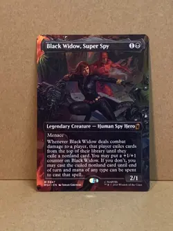 MTG Marvel Super Heroes-Black Widow,Super Spy-Borderless-0347 - Image 1