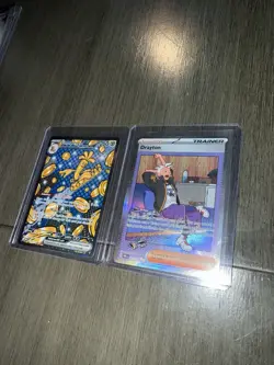 Pokemon Prismatic Evolutions 2 Card Lot, Gholdengo SIR, And Drayton SIR Both NM - Image 3