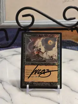 MTG Damn (Retro Frame) (Foil Etched) Modern Horizons 2 Foil ARTIST SIGNED LP - Image 1