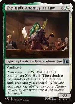 ** Jennifer Walters The Sensational She-Hulk ** EDH Commander Deck ** MTG - Image 2