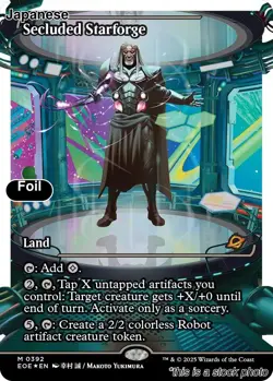 Secluded Starforge (Showcase) (Fracture Foil) [EOE - 392] Edge of Eternities - Image 1