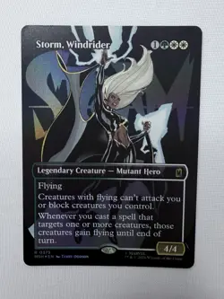 Storm, Windrider (Borderless) Marvel Super Heroes Foil NM - Image 2