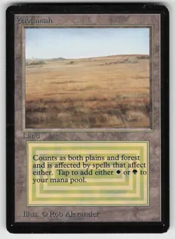 Savannah Beta Edition Rare MAGIC: THE GATHERING - Image 1