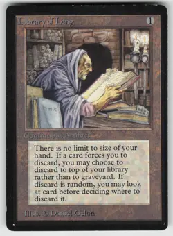 Library of Leng Beta Edition Uncommon MAGIC: THE GATHERING - Image 1