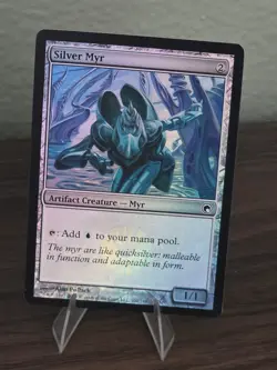 MTG Silver Myr Scars of Mirrodin Foil - Image 1