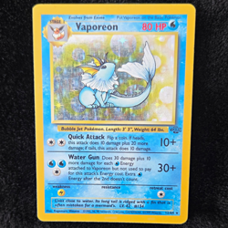 The Pokemon Company Vaporeon 12/64 Jungle Holo Rare 80 HP Stage 1 Eng Unlimited - Image 1