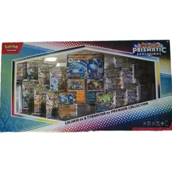 Pokemon TCG Prismatic Evolutions Lucario Ex & Tyranitar Ex Premium Collection - Image 1