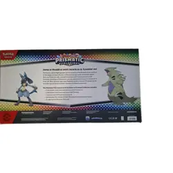 Pokemon TCG Prismatic Evolutions Lucario Ex & Tyranitar Ex Premium Collection - Image 2