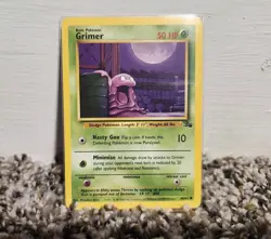 Pokemon TCG - GRIMER- 48/62 - FOSSIL (1999) - VINTAGE - WOTC - UNLIMITED - - Image 1