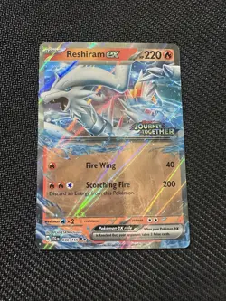Reshiram ex 030/159 - Journey Together Stamp - Pokemon Card Near Mint - Image 1